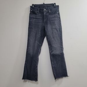 Lucky Brand jeans Zoe high rise straight raw hem 6